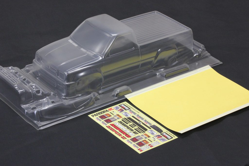 Pandora RC Toyota Hilux Pickup RN80 Mini Truck 1-10 Body Set Minitruck 89-94